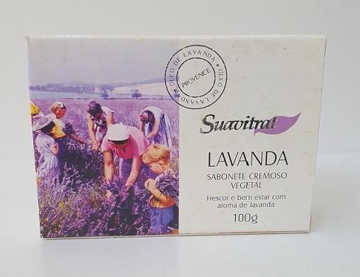 Sabonete Cremoso Vegetal Lavanda - Suavitrat - 100g
