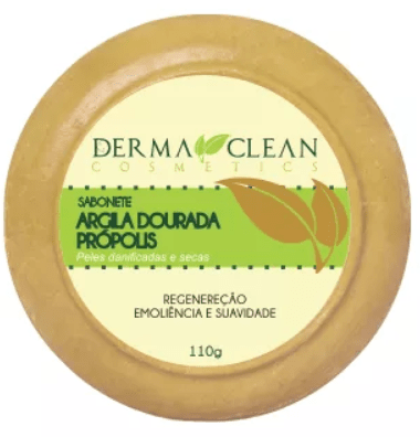 Sabonete de Argila Dourada C/ Própolis Derma Clean - 110g