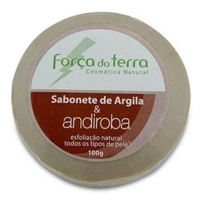 Sabonete de Argila e Andiroba, 100g - Força da Terra - Sem Selecione