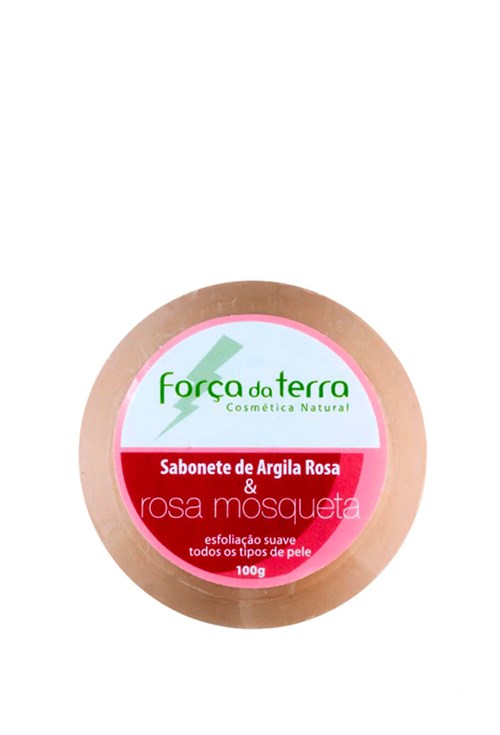 Sabonete de Argila e Rosa Mosqueta - Força da Terra - 100g