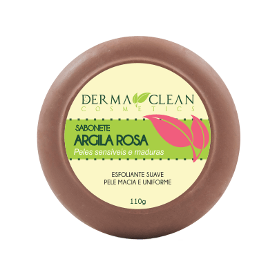 Sabonete de Argila Rosa 110G Derma Clean