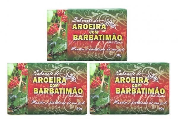 Sabonete de Aroeira e Barbatimão 3 Unidades - Larome