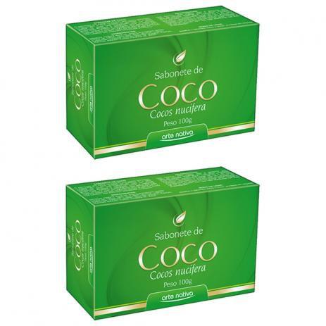 Sabonete de Coco 100g com 2 Unidades - Arte Nativa