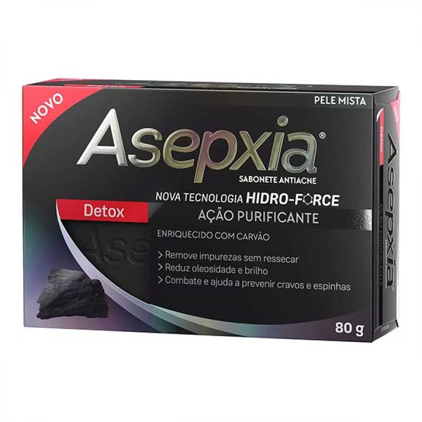 Sabonete Detox Ação Purificante Asepxia 80g