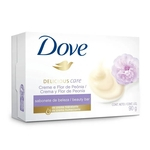 Sabonete Dove Delicious Care Creme E Flor De Peônia 90G