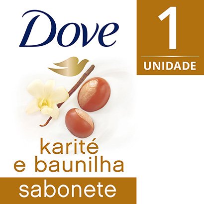 Sabonete Dove Delicious Care Karité e Baunilha 90g