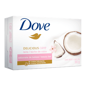 Sabonete Dove Delicious Care Leite de Coco 90g
