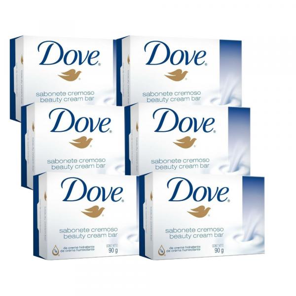 Sabonete Dove Regular 90g 6 Unidades
