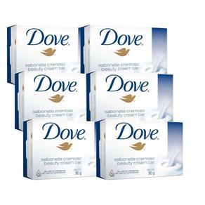 Sabonete Dove Regular 90g Leve 6 Pague 5 Unidades