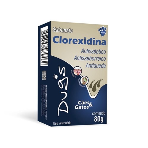 Sabonete Dugs Clorexidina 80G