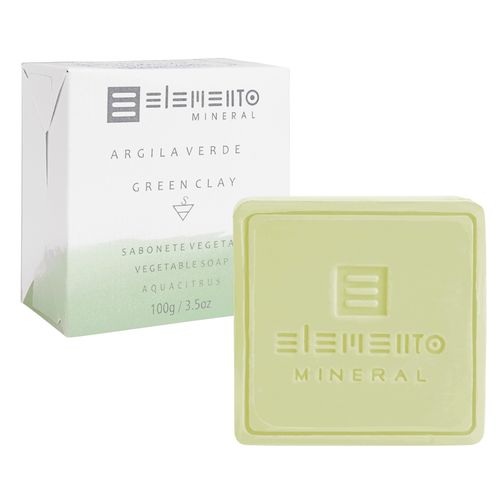 Sabonete Elemento Mineral Argila Verde 100g