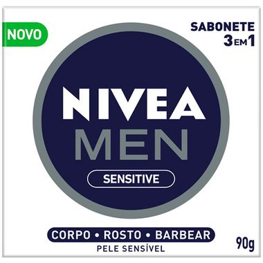 Sabonete 3 em 1 Nivea Men Sensitive 90g