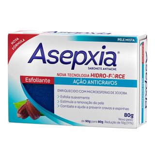 Sabonete em Barra Asepxia – Esfoliante Ação Anti Cravos 80g