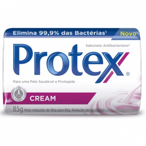 Sabonete em Barra Bactericida Protex 85g Cream - Sem Marca