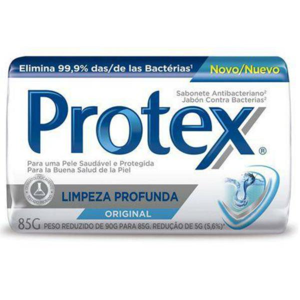 Sabonete em Barra Bactericida Protex 85g Limpeza Profunda Original - Sem Marca