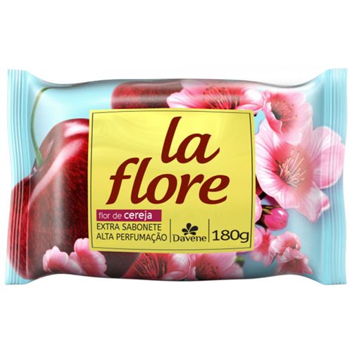 Sabonete em Barra Davene La Flore Flor Cereja 180 G