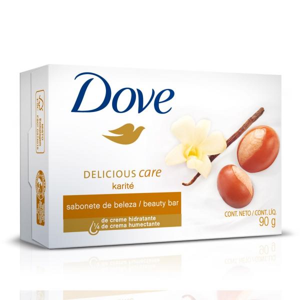 Sabonete em Barra Dove Delicious Care Karité 90g - Unilever