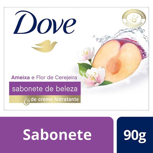 Sabonete em Barra Dove Reequilíbrio Ameixa e Flor de Cerejeira 90g