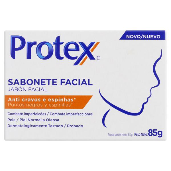 Sabonete em Barra Facial Anti Cravos e Espinhas Protex - 85g