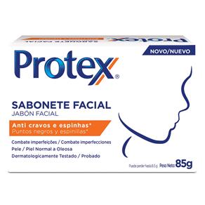 Sabonete em Barra Facial Protex Anti Cravos e Espinhas 85g