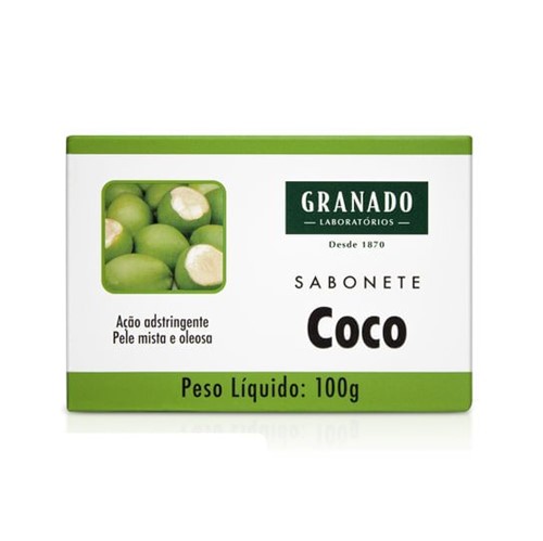 Sabonete em Barra Granado Tratamento Coco 100g