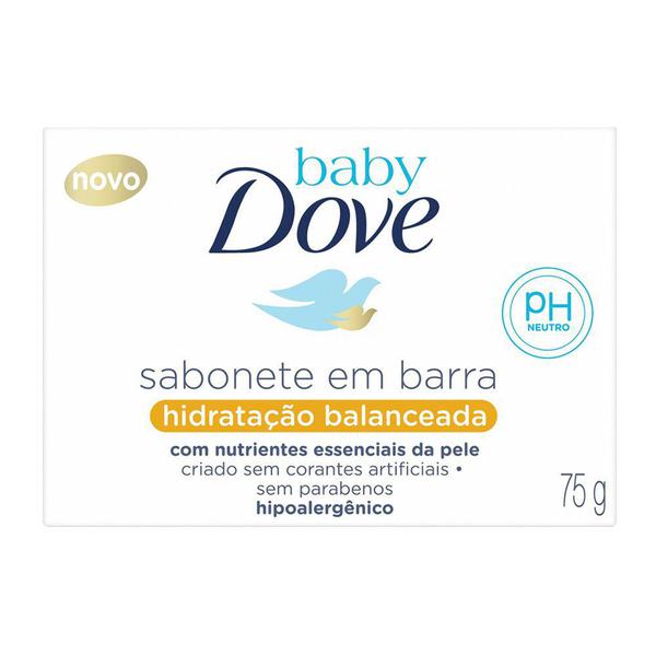 Sabonete em Barra Hidratação Balanceada 75 G Baby Dove