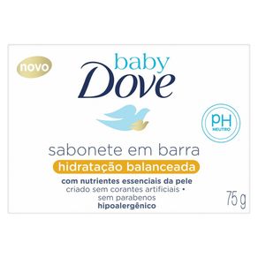 Sabonete em Barra Hidratação Balanceada Baby Dove 75g
