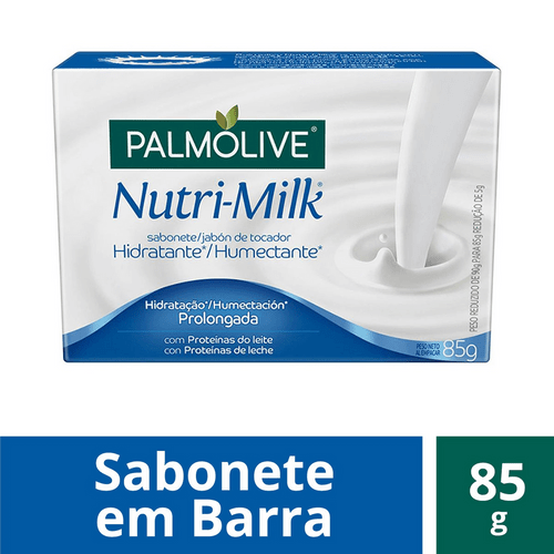 Sabonete em Barra Hidratante Palmolive Nutrimilk 85g
