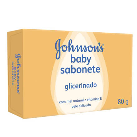 Sabonete em Barra Infantil Johnsons Baby Glicerinado 80g - Johnson Johnson