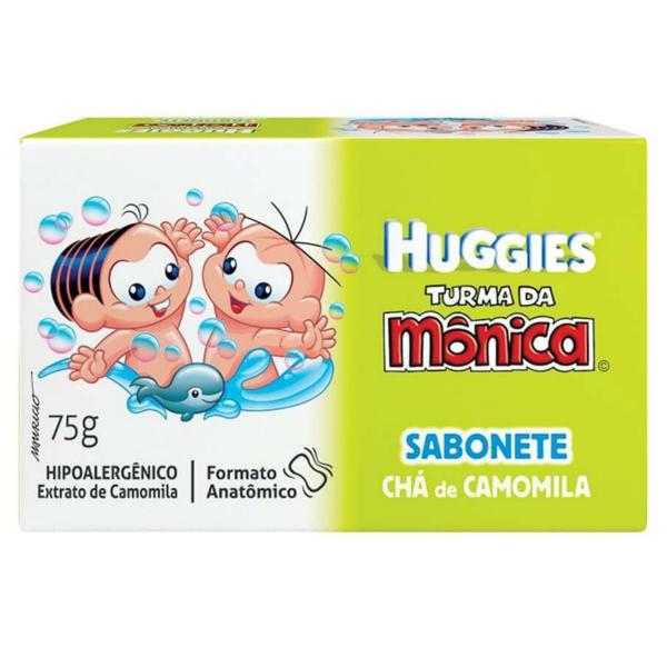 Sabonete em Barra Infantil Turma da Mônica 75g Chá de Camomila - Sem Marca