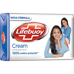 Sabonete em Barra Lifebuoy Antibacteriano Cream 85g