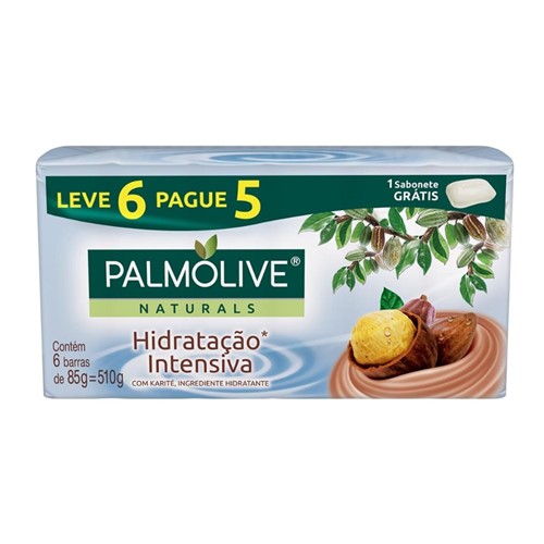 Sabonete em Barra Palmolive Naturals Hidratação Intensiva 85g Leve 6 Pague 5 - Kanui