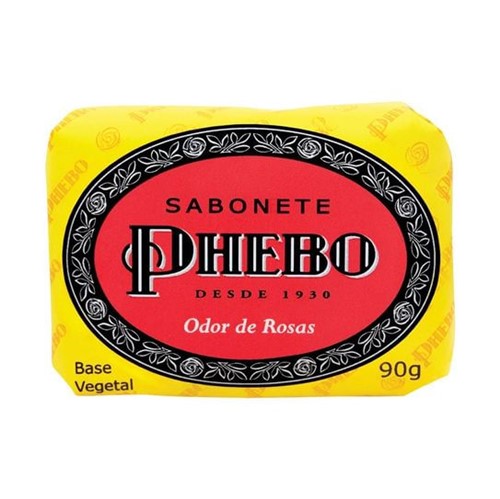 Sabonete em Barra Phebo Tradicional Odor de Rosas 90g