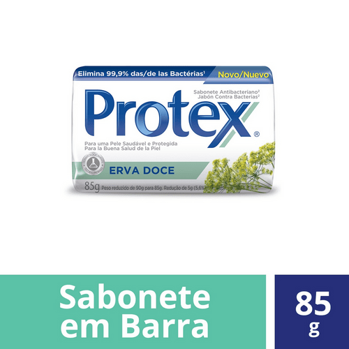 Sabonete em Barra Protex Erva Doce 85g SAB PROTEX A-BACT 85G ERVA DOCE