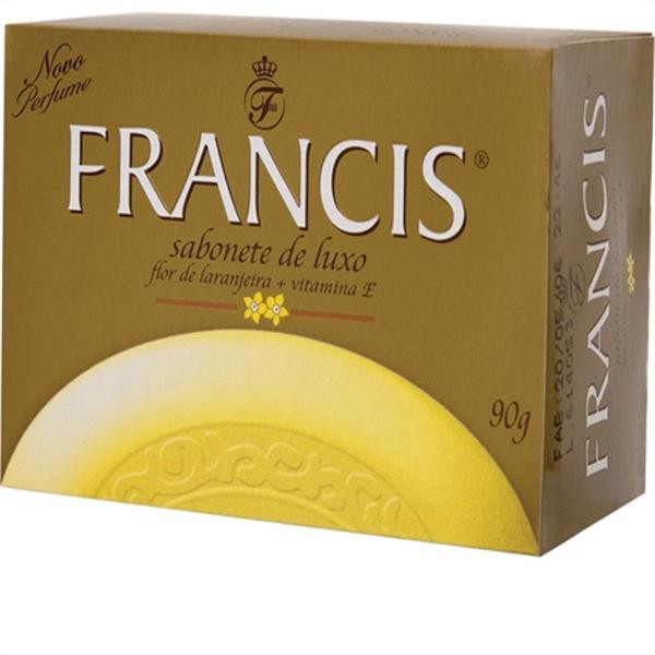 Sabonete em Barra Uso Diário Francis 90g Clássico Amarelo - Sem Marca