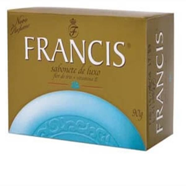 Sabonete em Barra Uso Diário Francis 90g Clássico Azul - Sem Marca