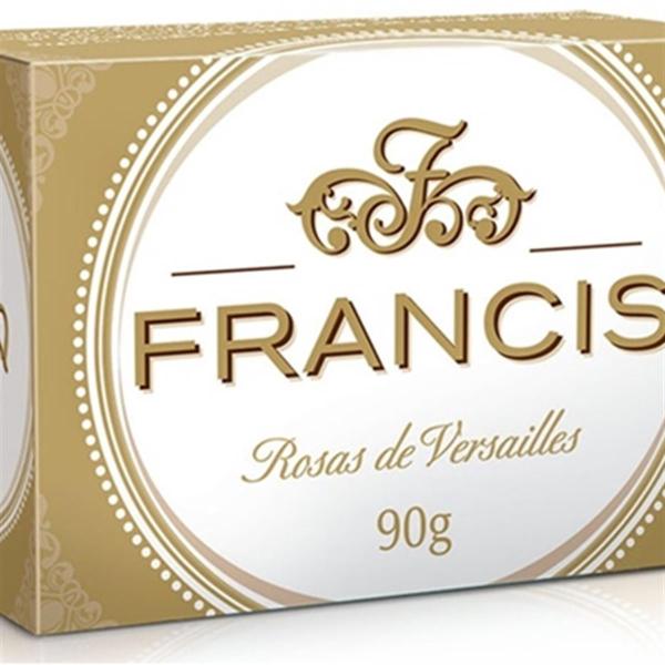 Sabonete em Barra Uso Diário Francis 90g Clássico Branco - Sem Marca