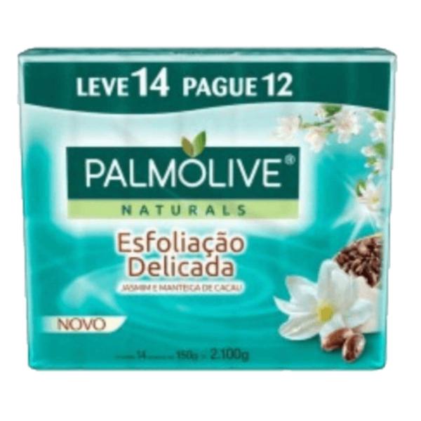 Sabonete em Barra Uso Diário Palmolive 150g Esfoliação Leve 14 Pague 12 - Sem Marca