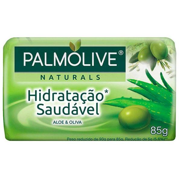 Sabonete em Barra Uso Diário Palmolive 85g Aloe e Oliva - Sem Marca