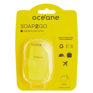 Sabonete em Folha Océane - Soap2Go Limão 30 Folhas