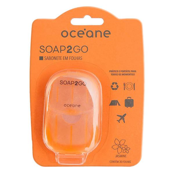 Sabonete em Folhas Océane Soap2Go Jasmine 30 Unidades - Oceane