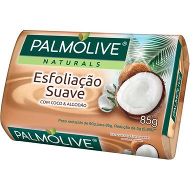 Sabonete Esfoliação Suave Coco e Algodão Palmolive 85g