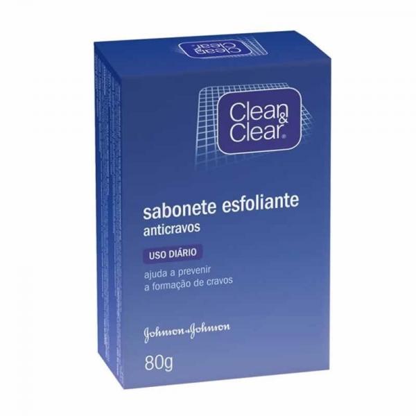 Sabonete Esfoliante Clean Clear Anti Cravos 80g - Clean Clear
