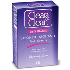 Sabonete Esfoliante Clean Clear Anticravos 80G