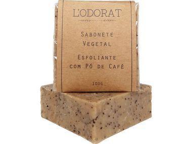 Sabonete Esfoliante Vegetal em Barra - Café - 100 G - L'Odorat