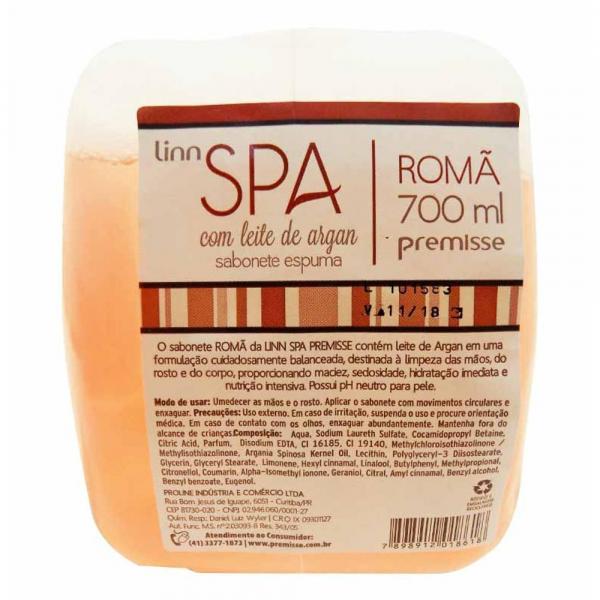 Sabonete Espuma Refil 700ml Roma / Un / Premisse