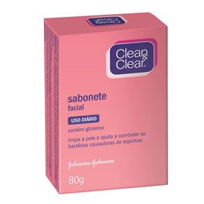 Sabonete Facial Clean & Clear – 80 G