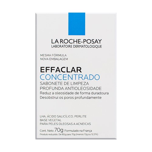 Sabonete Facial em Barra Effaclar Concentrado La Roche-Posay 70g