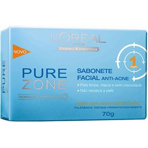 Sabonete Facial Pure Zone Anti-Acne Caixa 70 G
