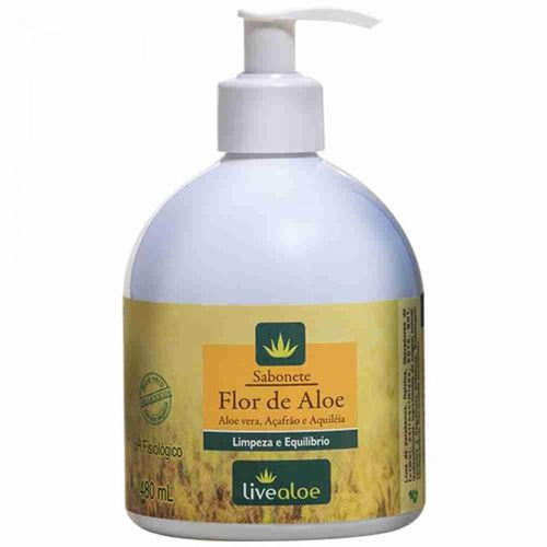 Sabonete Flor de Aloe 480ml Livealoe